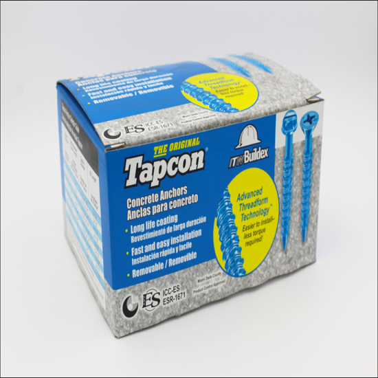 Tapcon 3/16 X 4 Hex Screw