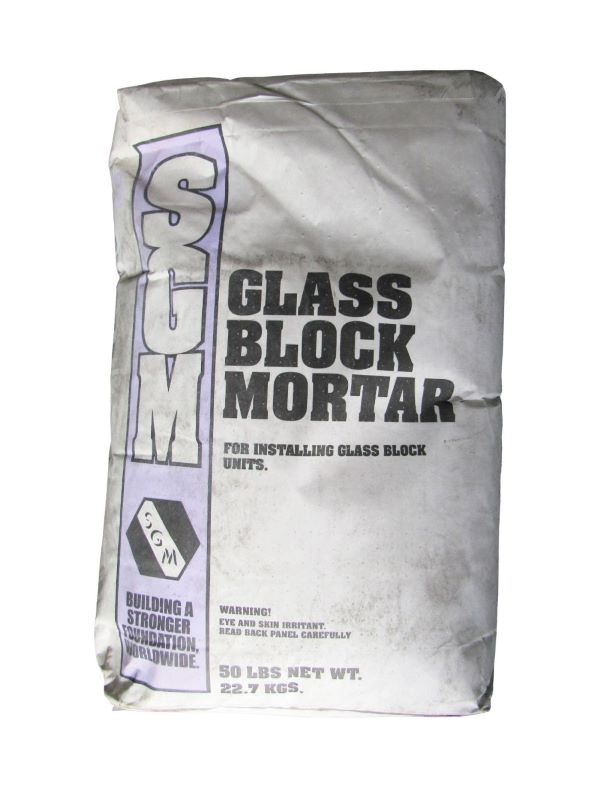 Glass Block Mortar Bag
