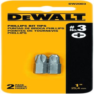 Drill Bits #3 Phillip Tip 2PK.