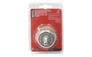 Wire Brush Cup COARSE 1/4 X 2"