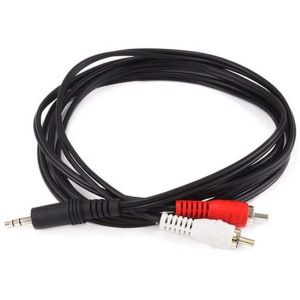 CABLE 6FT MALE TO 2 RCA