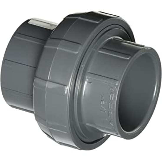 Socket Union 1/2 Pvc Grey