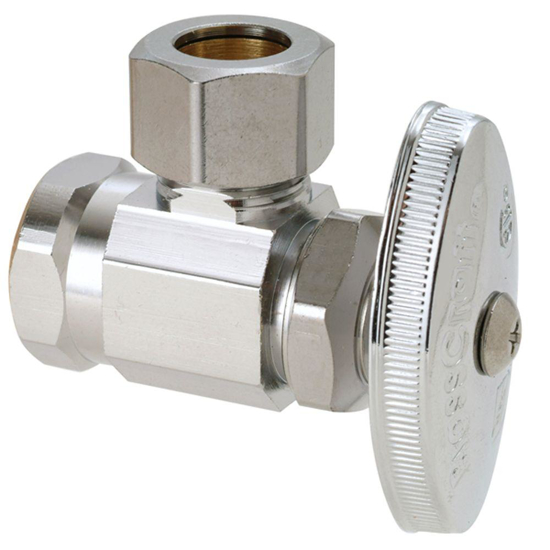 ANGLE VALVE 1/2"OD C 1/2FIP