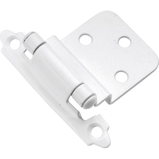 Hinges Self Closing White BRN