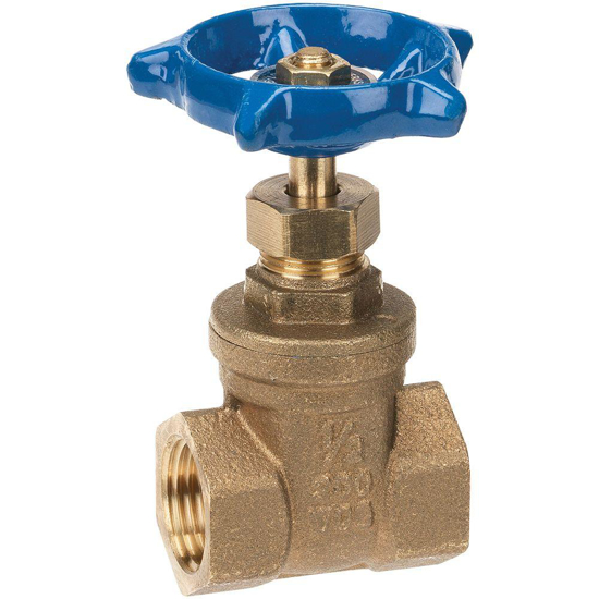 Gate Valve 1/2 Thd-BRN