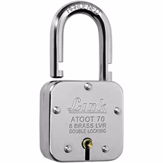 Padlock Square 60MM BRN