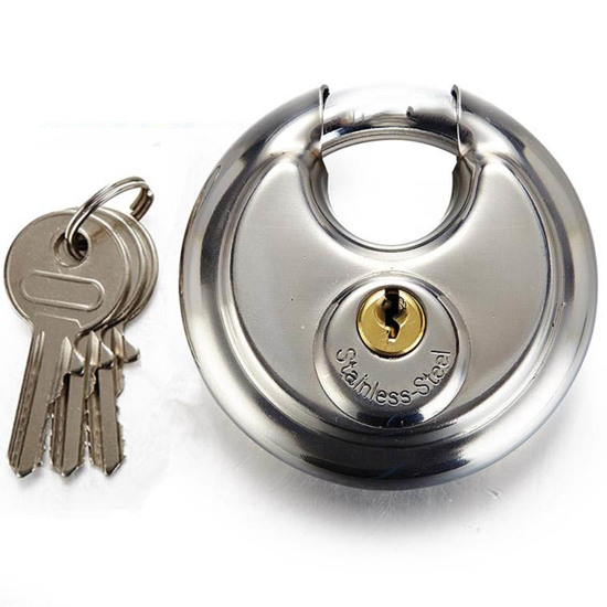 Padlock Disc 80MM BRN