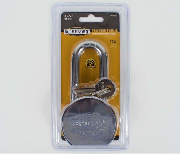 Padlock W/R 40MM LONG BRN