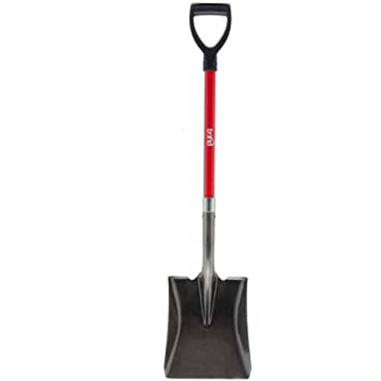 SHOVEL SQR RED HANDLE