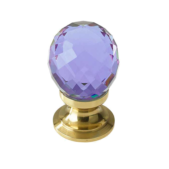 Cabinet Knob PB/Purple 1 1/8