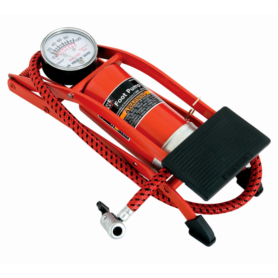 Foot Pump With Clock