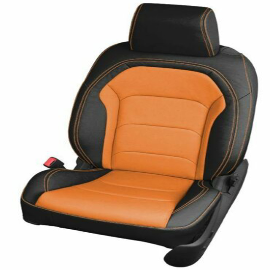 Seat Cover Black Leather Herc.