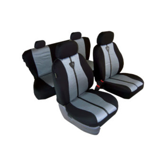 Seat Cover Black/Blue Hercules