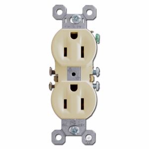 Ivory Duplex Receptacle
