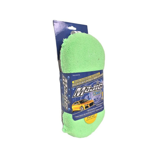 Microfiber Sponge W/Scrubber