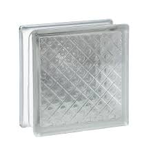 Glass Block Diamond Clear