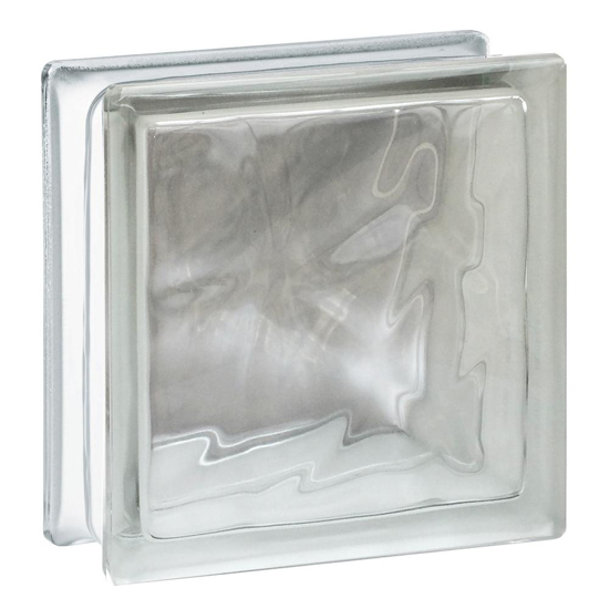 Glass Block Wave Clear