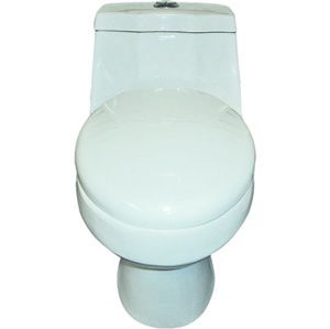 Toilet Set S-Trap White 1PC BR