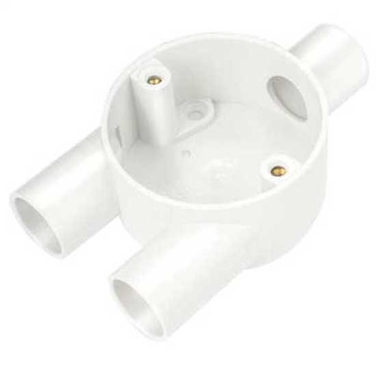 Boxes 20mm Y Pvc WHITE