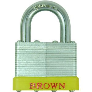 Padlock Lam. 60mm BRN