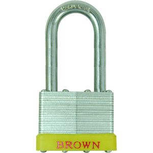 Padlock Lam. 40mm long BRN