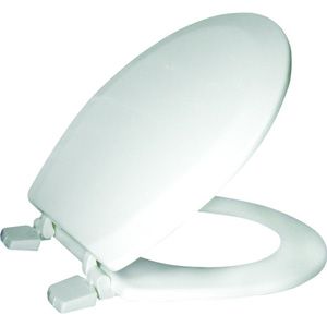 TOILET SEAT MDF WHITE BRN