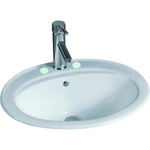 FACE BASIN BLUE/BLACK ROUND