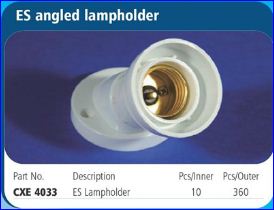 Lampholder Angled Screw#4033