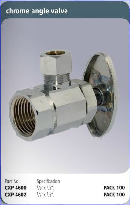 Angle Valve 1/2 x 3/8 CXP4600