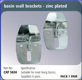 Bracket Wall Basin Pairs #5020