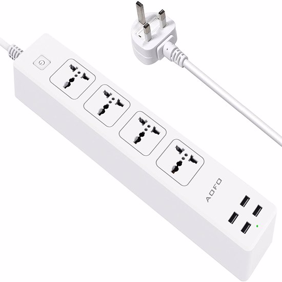 Extension Lead 4Way W/USB