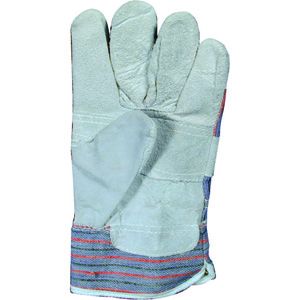 GLOVE WORK LETHER SPLITCOW BRN