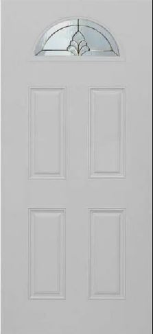 STEEL DOOR 32X80 GLASS 5516 W