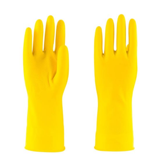 Gloves RUBBER 9-9 1/2 YELLOW