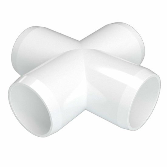 Tee Cross 1 1/2 Pvc
