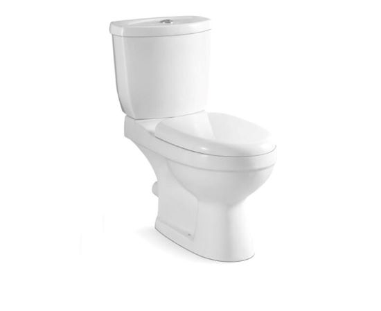 Toilet Set P-Trap White