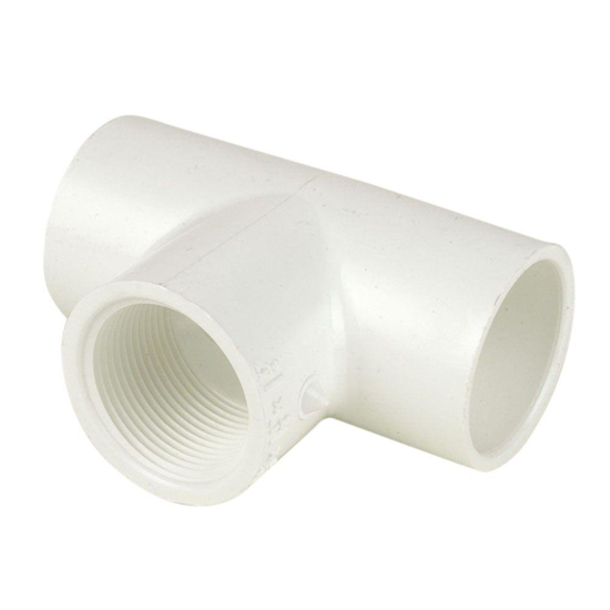 Tee 1/2 Pvc  Threaded