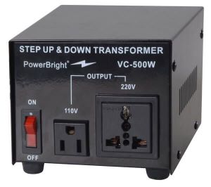 Transformer 500W STEP UP/DOWN