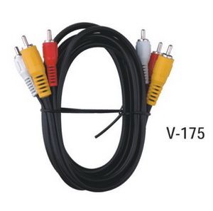 CABLE 6FT MALE TO 2 RCA HURRIC