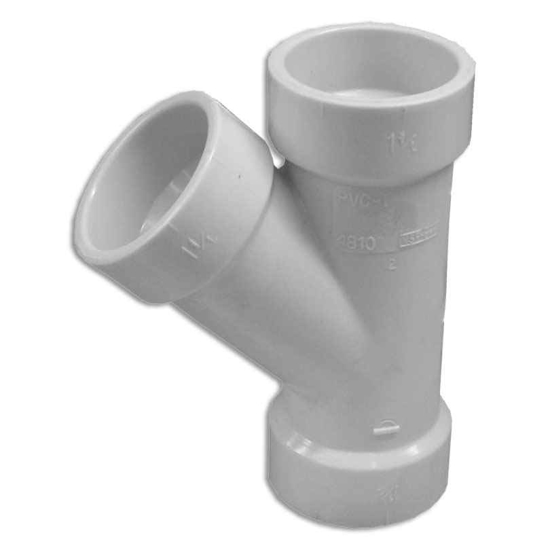 Wye 1 1/4 Pvc