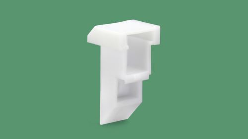 Window Spring Top Guide White