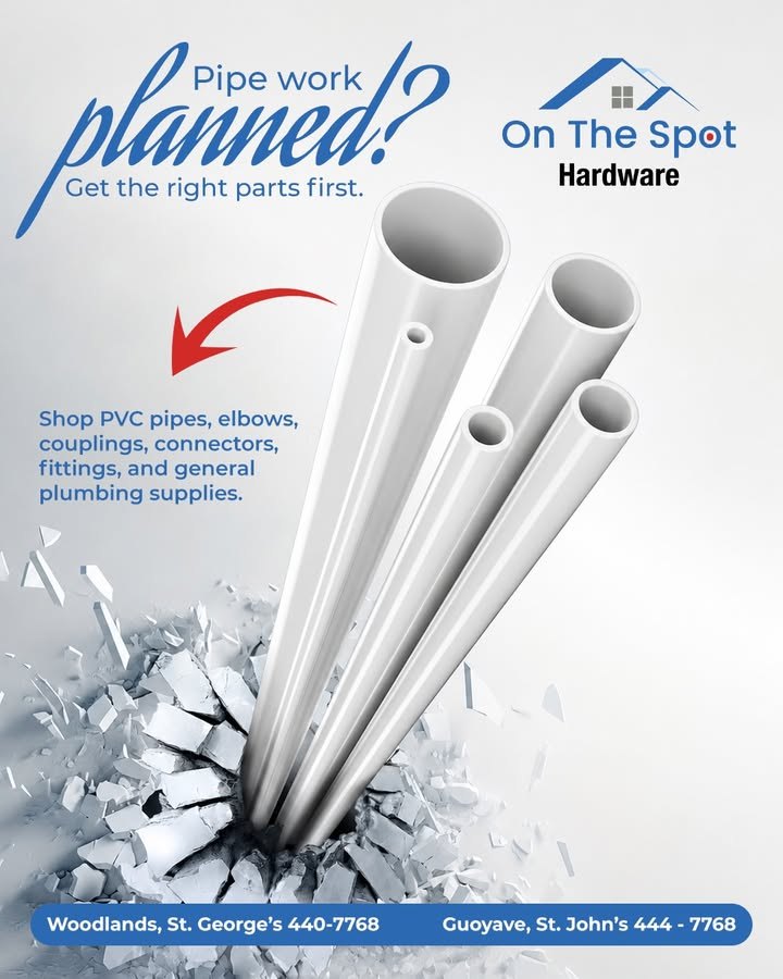 Plumbing job planned? Get the right parts from the start. 🔧💧 Shop PVC pipes, elbows, couplings, connectors, fittings and other pl…