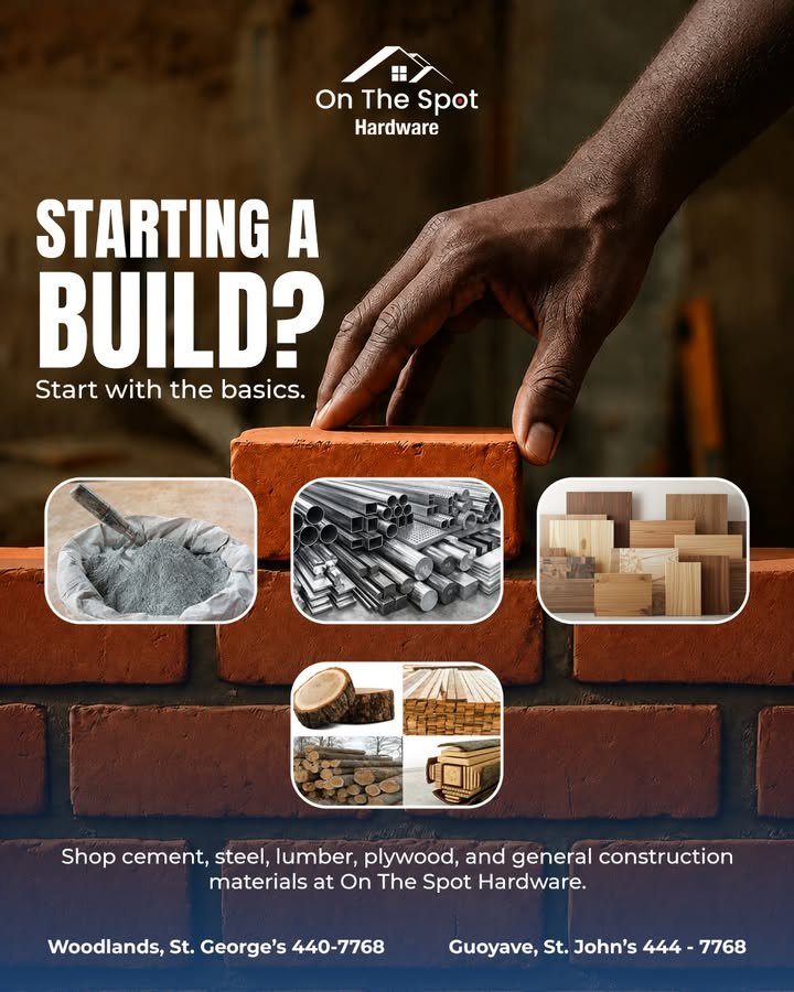 Every strong build starts with the right foundation. 🧱💪🏽 Shop cement, steel, lumber, plywood and other construction essentials fo…