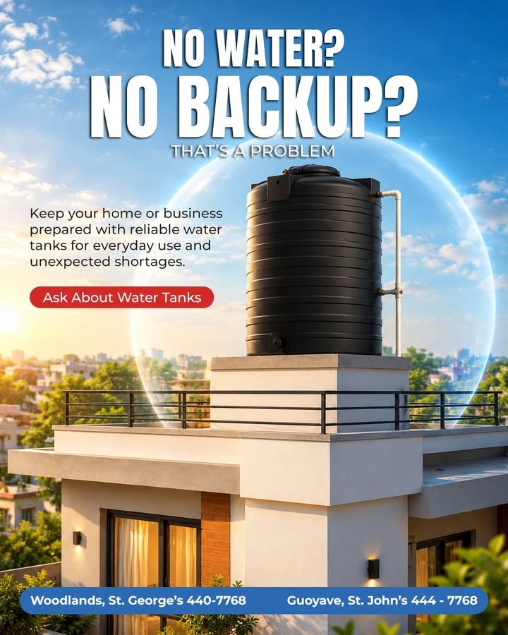No water? Having a backup makes a difference. 💧🏠 Ask us about water tanks for your home or business, so you can be better prepare…